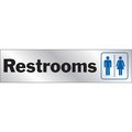 Hy-Ko Rest Room Sign 2" x 8", 10PK B00037